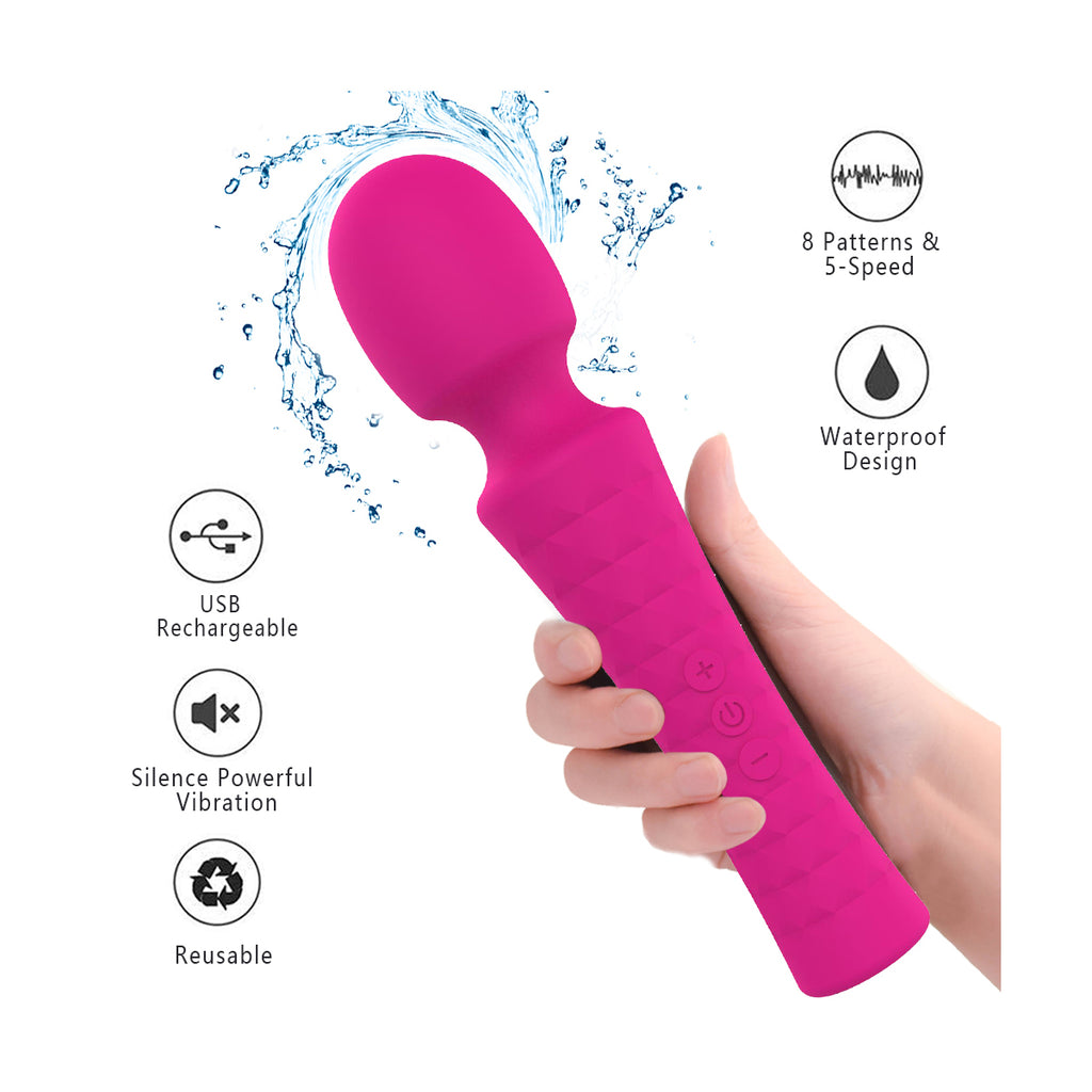 Silicone Sex Toys Waterproof Masturbator Clitoris Vibrator