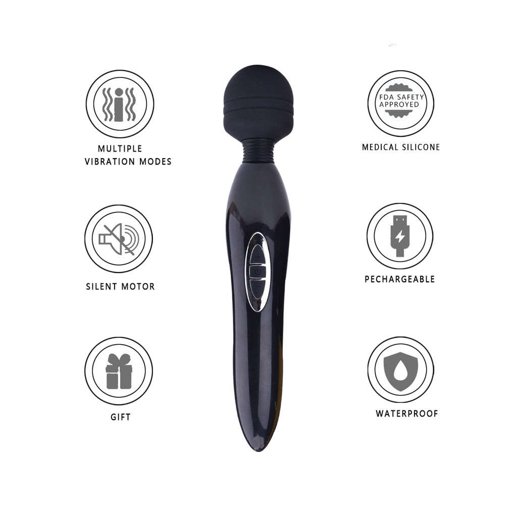 Abs+silicone Sex Toy Rechargeable Masturbator Womens Vibrator