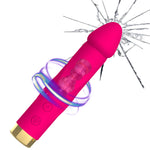 Waterproof Rechargeable Adult Women's Masturbation Rod - Simulated Touch