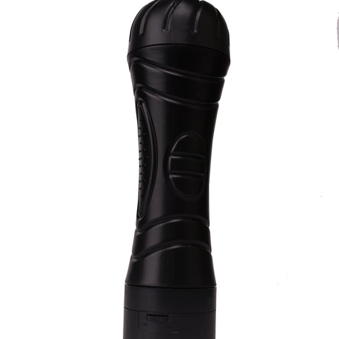 Black Vagina Masturbation TPE+ABS Aircraft Cup Rechargeable Sex Toy