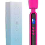 Medium Vibrating Stick Lcd Rechargeable Personal Massager