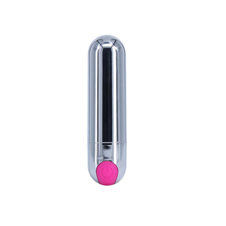 ABS Vibrating Bullet Pink Anal Bullet Vibrator USB Charging Sex Toy